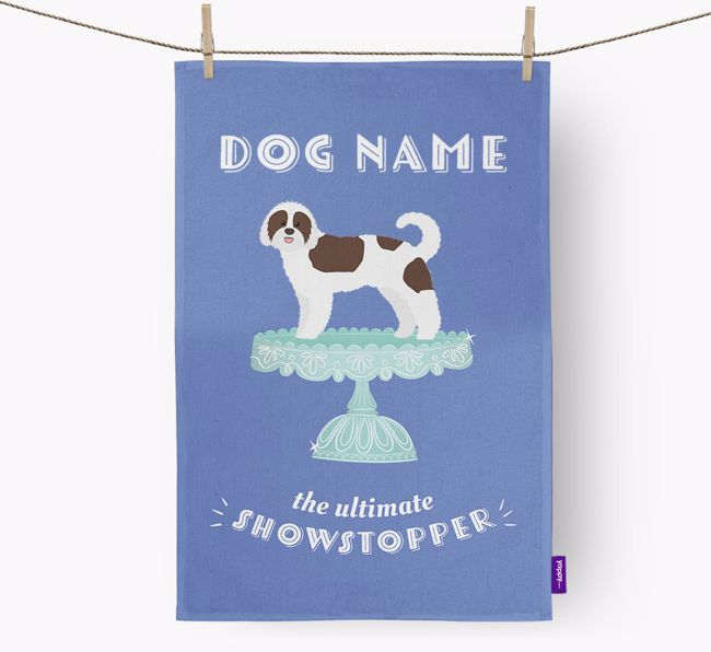 'The Ultimate Showstopper' - Personalised {breedFullName} Tea Towel